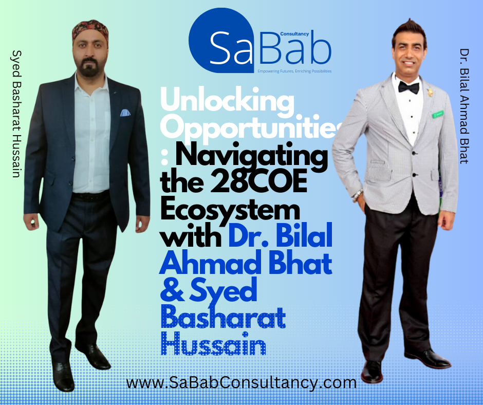 Unlocking Opportunities: Navigating the 28COE Ecosystem with Dr. Bilal Ahmad Bhat